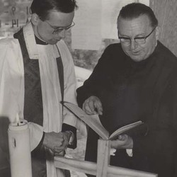 1967 mit Onkel Dr. Franz Tauber